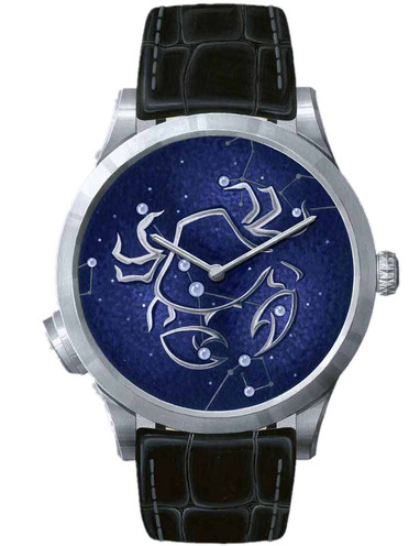 梵克雅宝VCA Midnight_Zodiac_Lumineux-Cancer诗意星象系列之巨蟹座腕表